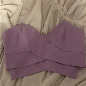 Cute purple crop too